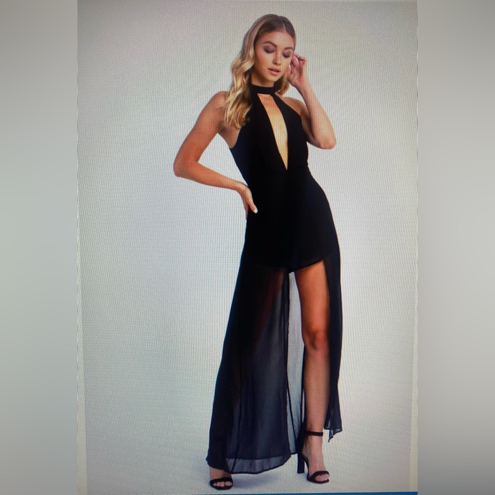 Wine colored Tobi Maxi Romper